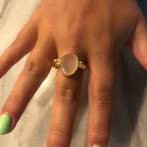 Pink stone statement ring. Sz7/8 Brand new in box!
